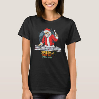 T-shirt Soirée de Noël en live musique DJ