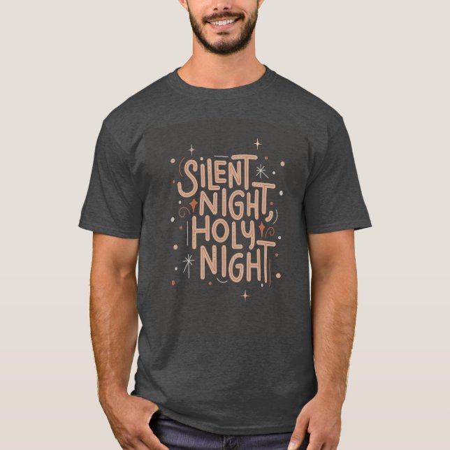 T-shirt "Soirée de Noël enchanteresse : un temps de joie e (Devant)