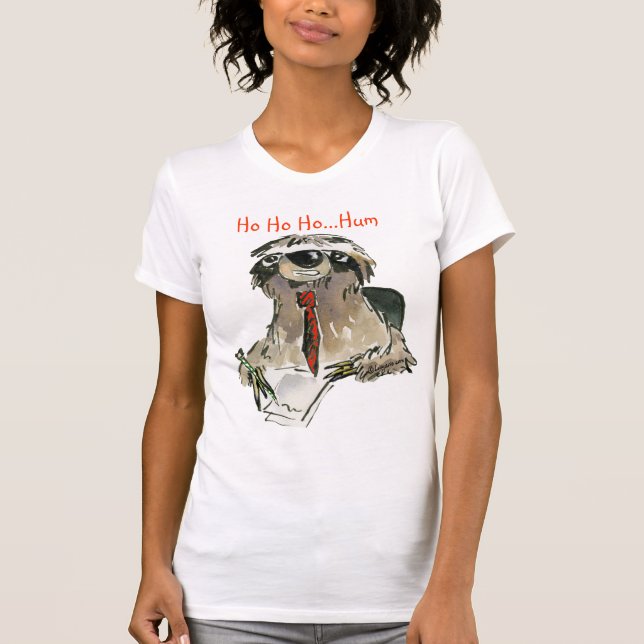 T-shirt Soirée de Noël Soirée de caricature (Devant)