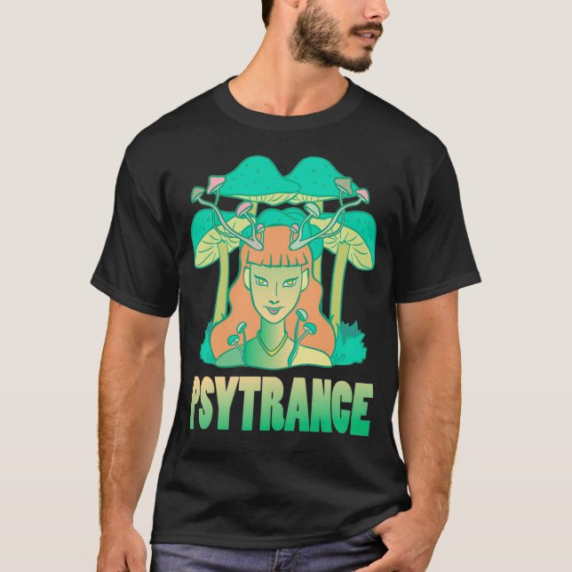 T-shirt Soirée de psychologie Hippie Techno Goa Trance Fes (Devant)