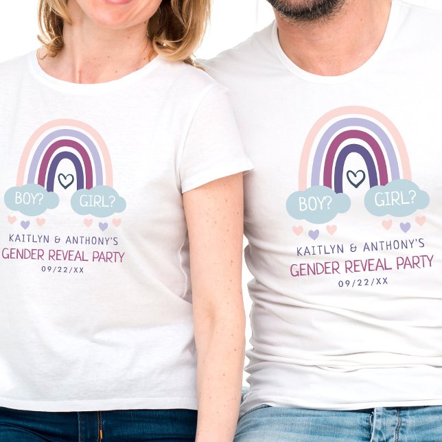 T-shirt Soirée de révélation de genre de Little Rainbow (Créateur téléchargé)