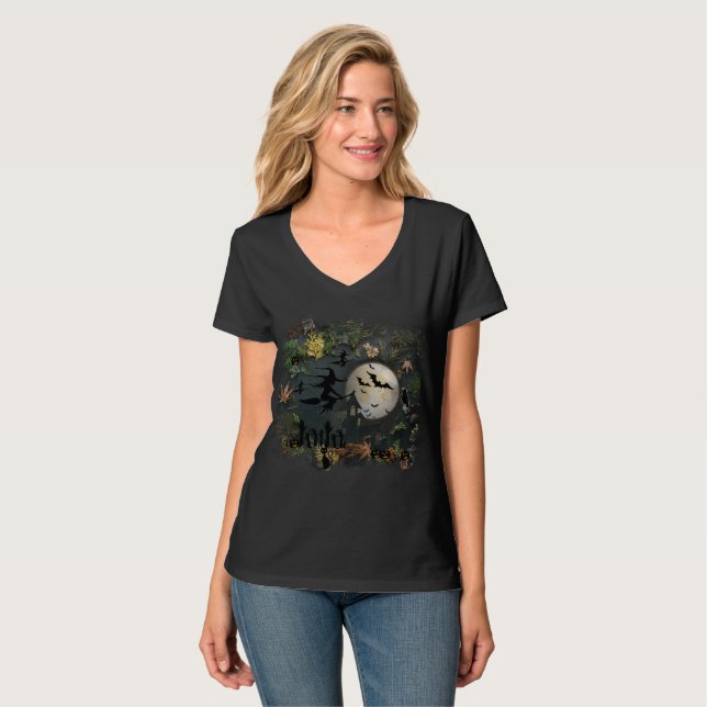 T-shirt Soirée de Witch (Devant entier)