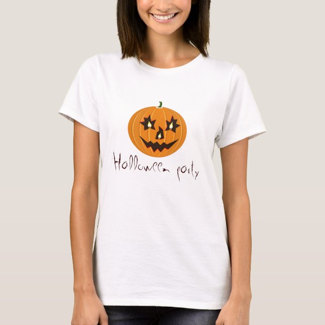 T-shirt Soirée d'Halloween (Devant)