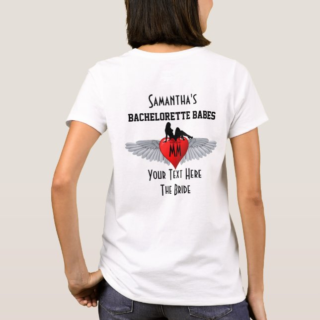 T-shirt Soirée en bacheorette de style tatouage (Dos)
