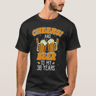 T-shirt Soirée Et Bières À 38 Ans 38E Anniversaire