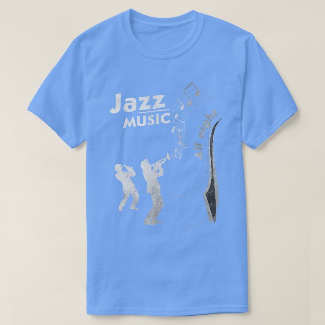 T-shirt Soirée musicale de jazz (Design devant)