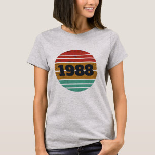 T-shirt Soirée personnalisée vintage de 35 ans