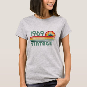 T-shirt Soirée personnalisée vintage de 55 ans