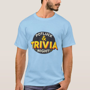 T-shirt Soirée Potluck Trivia se réunir