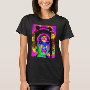 T-shirt Soirée Rave Psychedelic EDM Trance Club DJ Neon 1