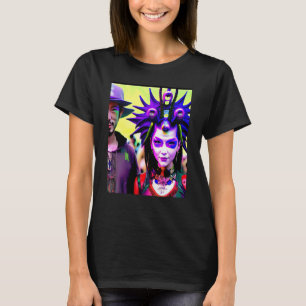 T-shirt Soirée Rave Psychedelic EDM Trance Club DJ Neon 15
