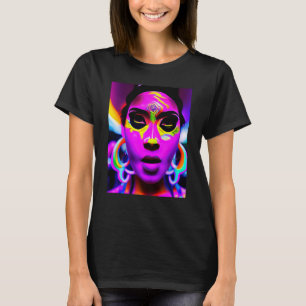 T-shirt Soirée Rave Psychedelic EDM Trance Club DJ Neon 4