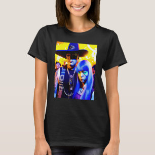 T-shirt Soirée Rave Psychedelic EDM Trance Club DJ Neon 7