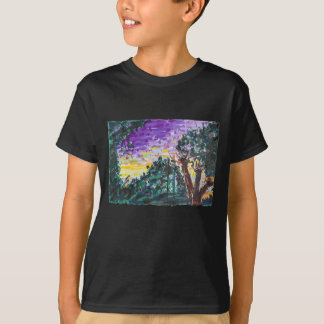 T-shirt Soirée violette