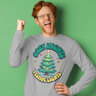 T-shirt Soirées Enchantées, Lumières de Fête Sapin de Noël
