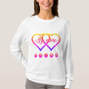 T-shirt Sois à moi. Coeurs L'Amour De Valentine