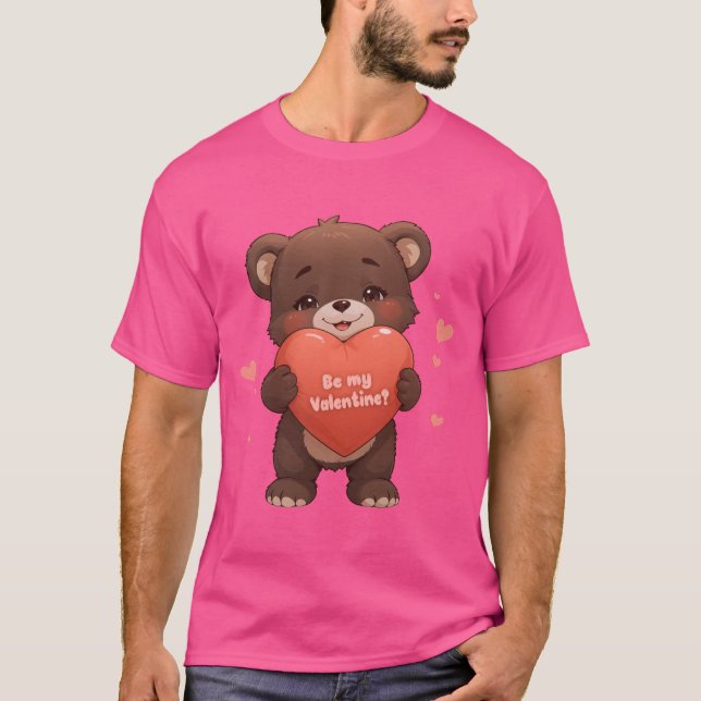 T-shirt Sois ma Saint Valentin ? (Devant)