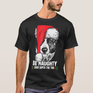 T-shirt Sois méchant, sauve le Père Noël Cardigan Welsh Co