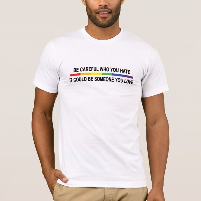 T-shirt Sois Prudent Qui Tu Détestes (Devant)