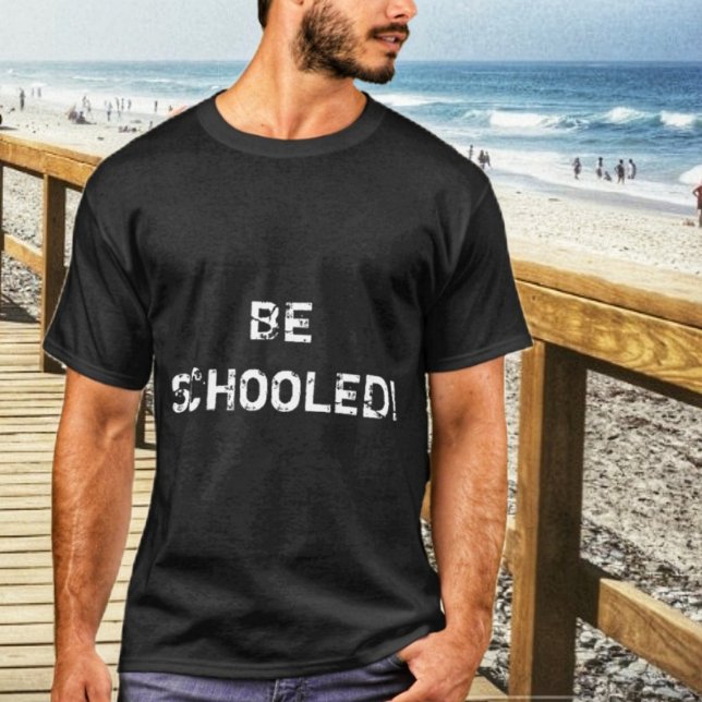 T-shirt Sois scolarisée ! (Bold t-shirts for school, is the way to go, this year!)