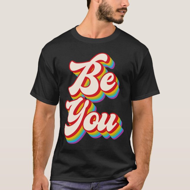 T-SHIRT SOIS TOI LGBTQ (Devant)
