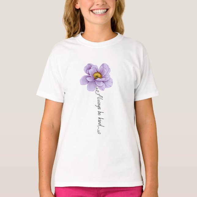 t-shirt "sois toujours gentil" (Devant)