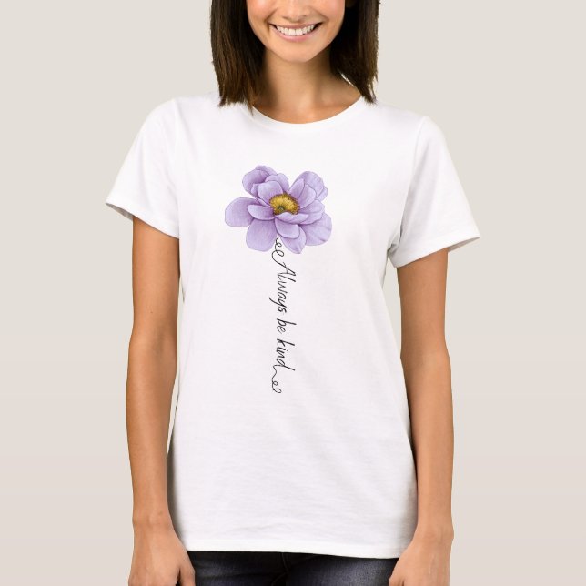 t-shirt "sois toujours gentil" (Devant)