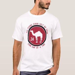 T-shirt Sois Vrai Envers Toi-Même – Logo Rouge & Noir