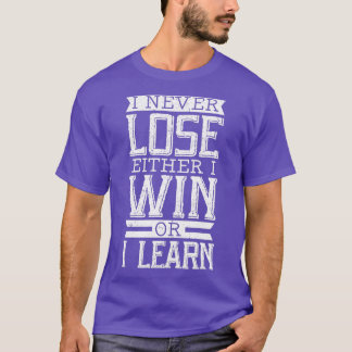 T-shirt Soit Je gagne, Soit J'Apprends Forex Trader Stock