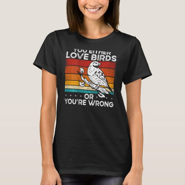 T-shirt Soit Vous, Inséparables, Soit Vous Avez Tort D'Emp (Devant)