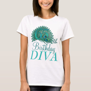 T-shirt soixante-cinquième Chemises de diva d'anniversair
