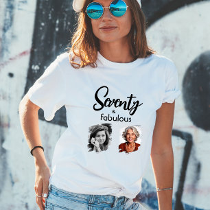 T-shirt Soixante-dix et fabuleux 2 Photo 70e anniversaire