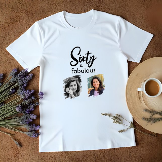 T-shirt Soixante et fabuleux 2 Photo 60e anniversaire (Créateur téléchargé)