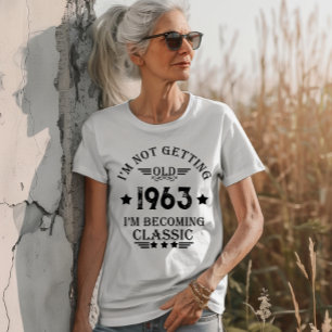 T-shirt Soixantième anniversaire personnalisé vintage 60 a