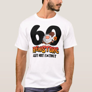 T-shirt Soixantième anniversaire préhistorique
