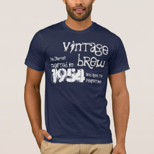 T-shirt soixantième BLEU vintage du Brew V07K4 du cadeau