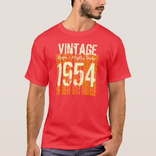 T-shirt soixantième Cadeau d'anniversaire 1954 01
