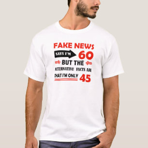 T-shirt soixantième cadeaux d'anniversaire an