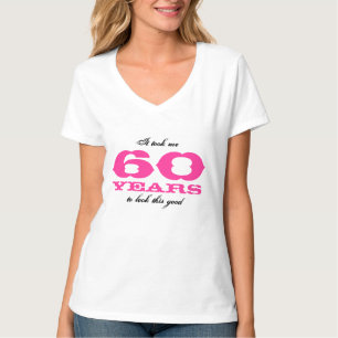 T-shirt soixantième Chemise d'anniversaire pour l'âge