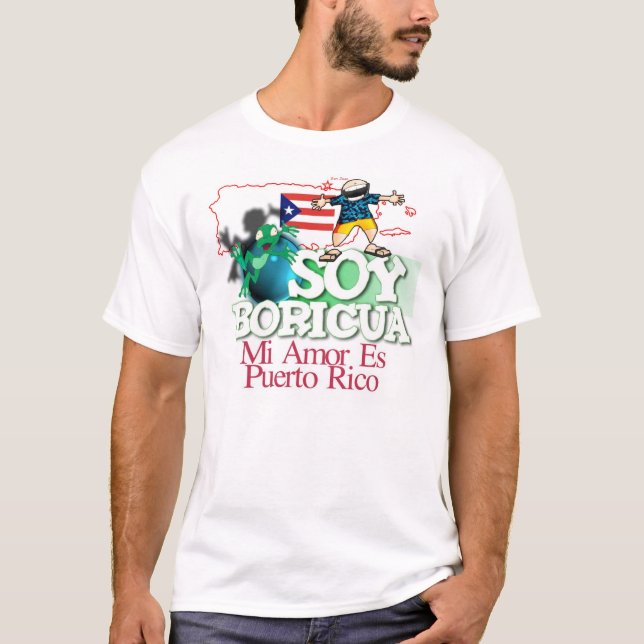 T-shirt Soja Boricua (Devant)