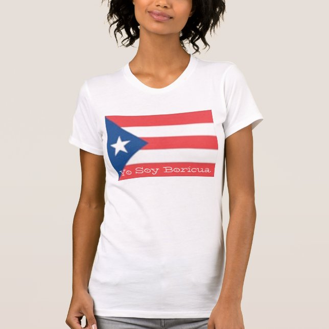 T-shirt Soja Boricua de Yo (Devant)