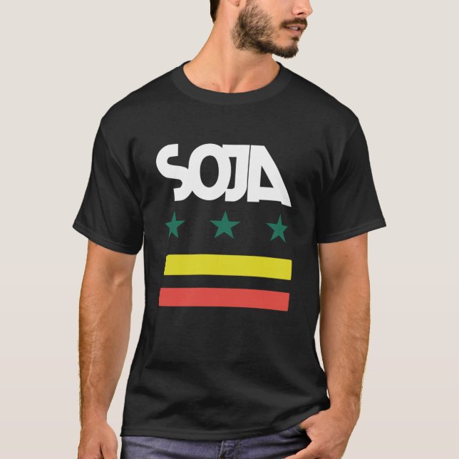 T-shirt SOJA Logo Musique Art Design Classique (Devant)