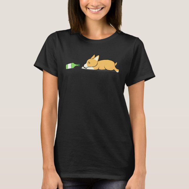 T-shirt Soju pour les fans de Corgi (Devant)