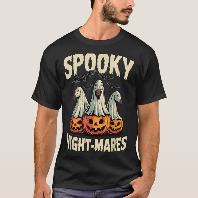T-shirt Soky Night-mares Halloween Horse  (Devant)