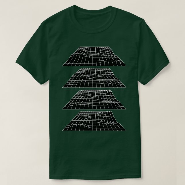 T-shirt sol géométrique (Design devant)