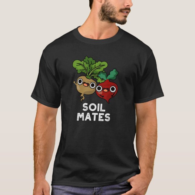 T-shirt Sol Mates Funky Beet Root Pun Dark BG (Devant)
