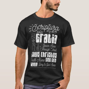 T-shirt Sola Scriptura Réforme chrétienne protestante 5