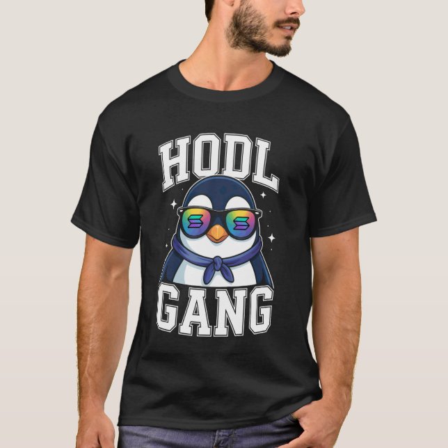 T-shirt Solana HODL Manchot (Devant)