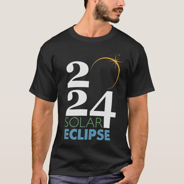 T-shirt Solar Eclipse 2024 (Devant)