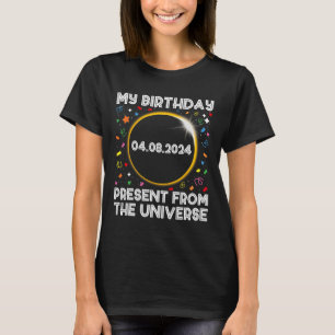 T-shirt Solar Eclipse 2024 Anniversaire présent 4.8.24 Tot